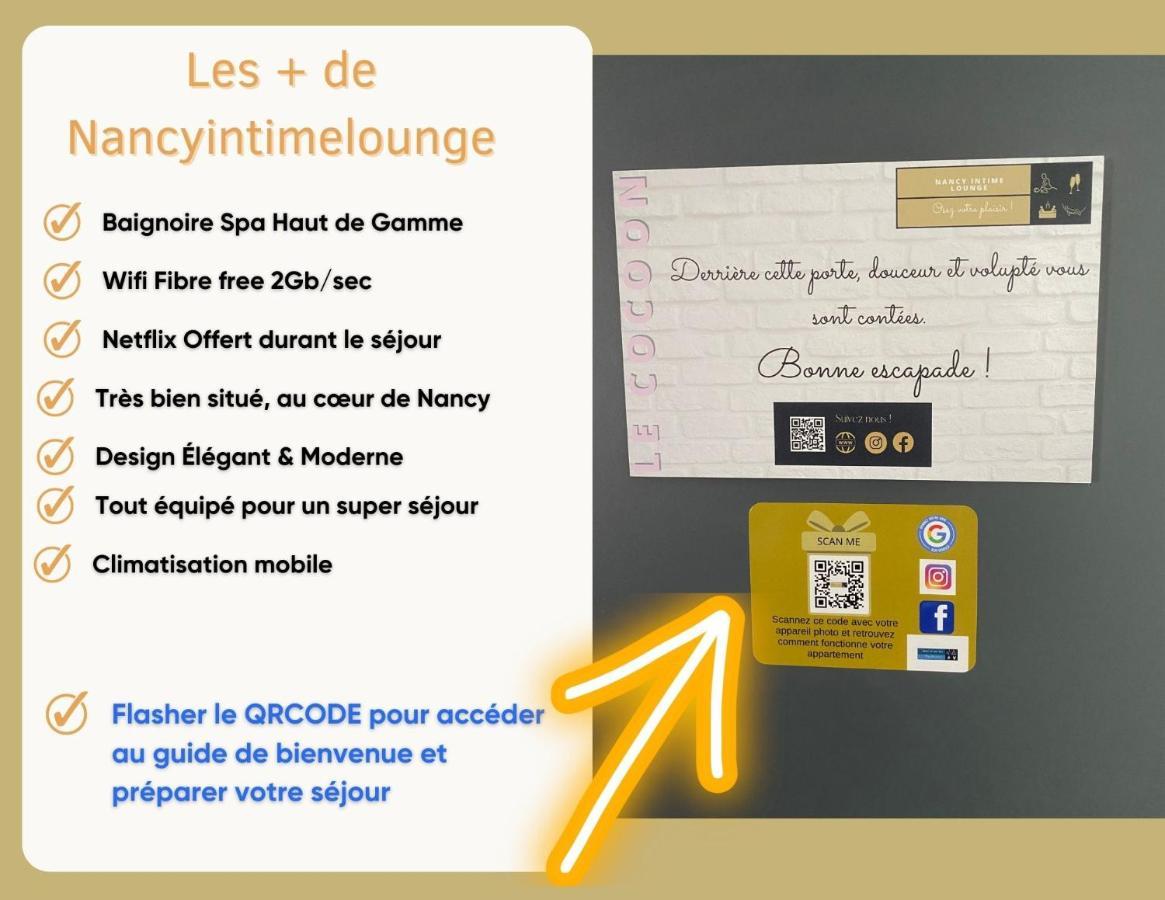 Suite Le Cocoon & Spa By Nancyintimelounge Exteriör bild